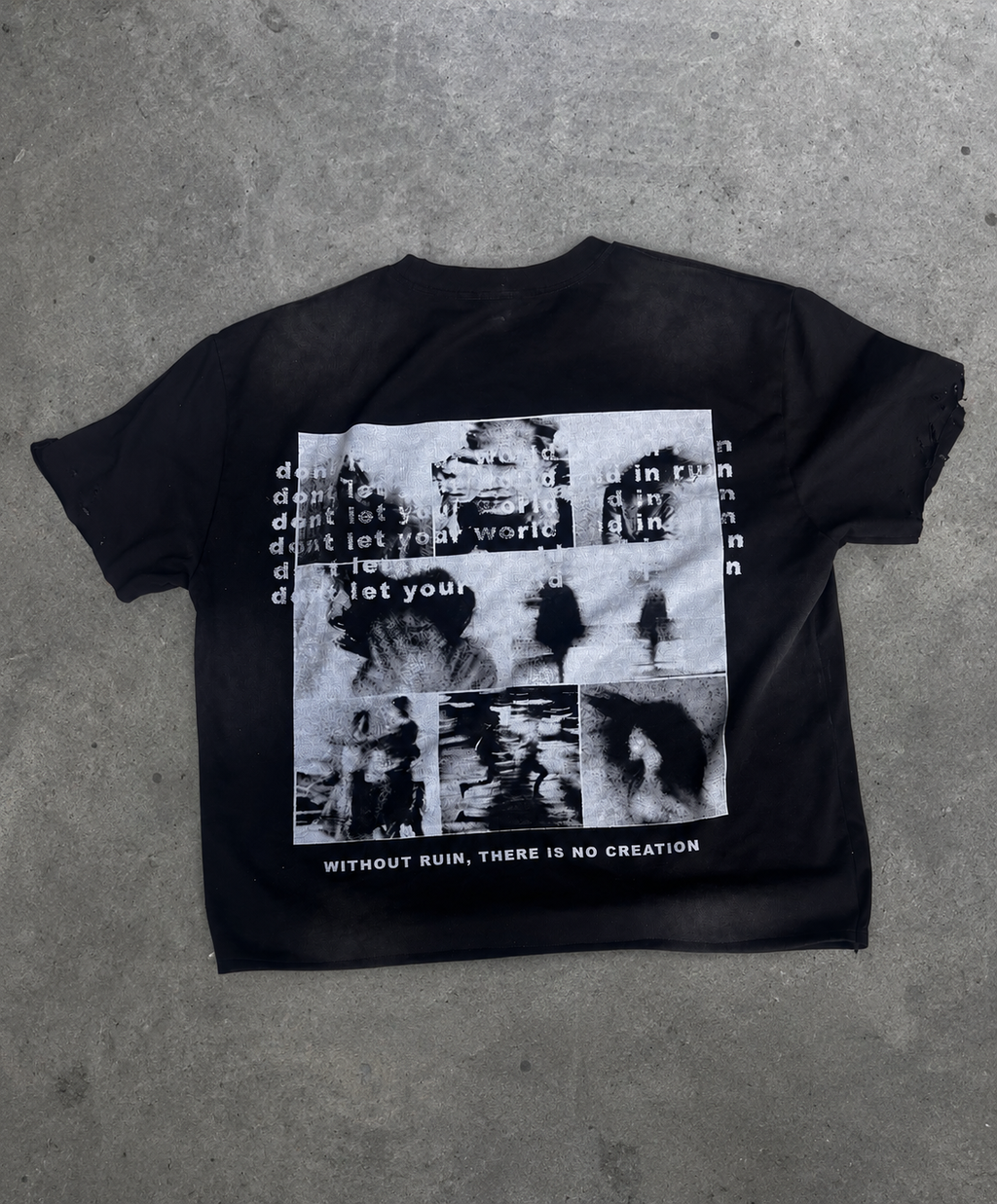 END IN RUIN TEE “BLACK”