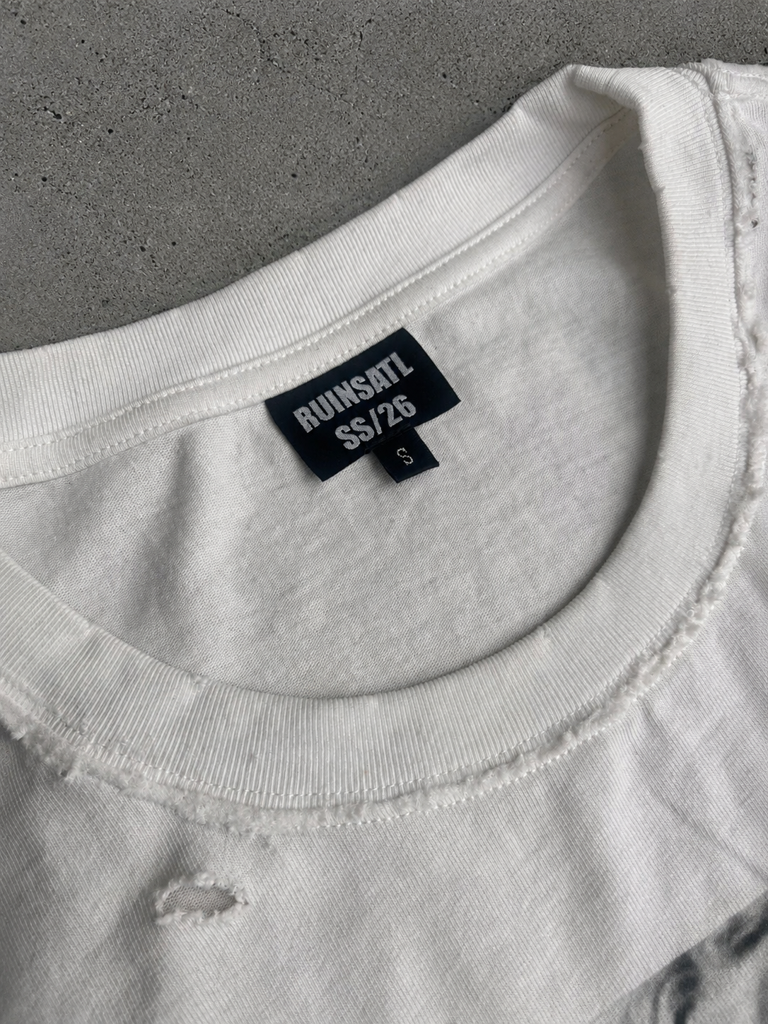 END IN RUIN TEE “WHITE”