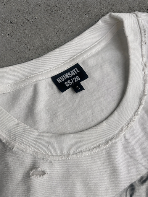 END IN RUIN TEE “WHITE”