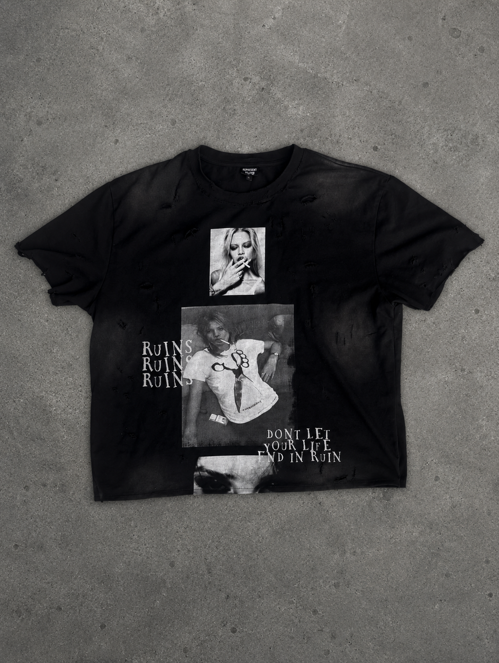 END IN RUIN TEE “BLACK”