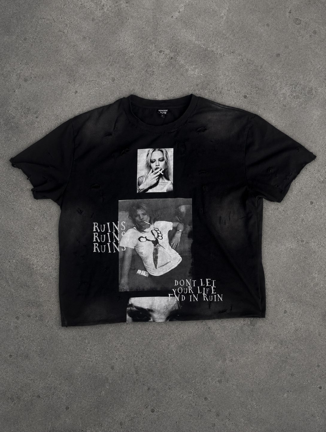 END IN RUIN TEE “BLACK”