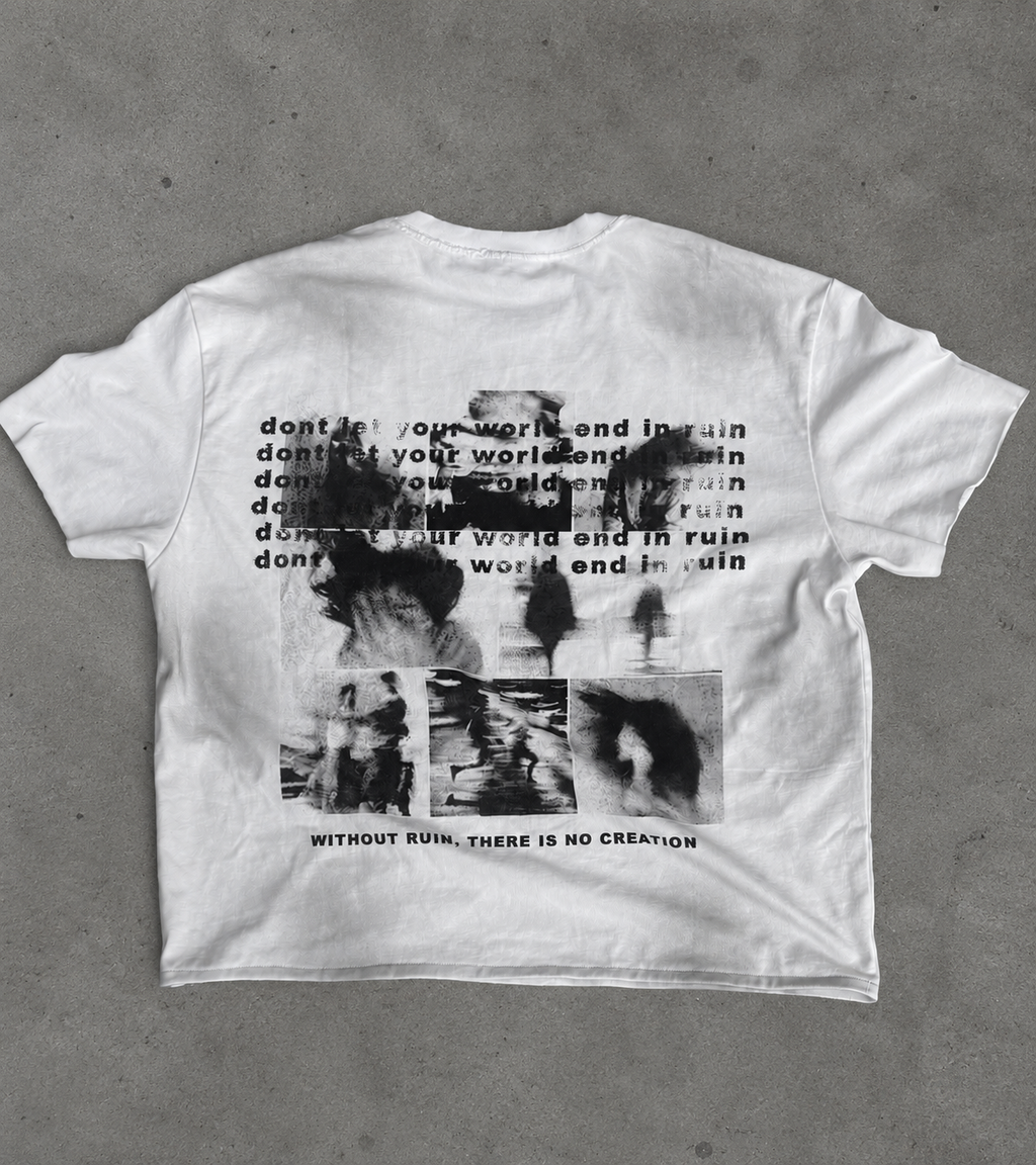 END IN RUIN TEE “WHITE”