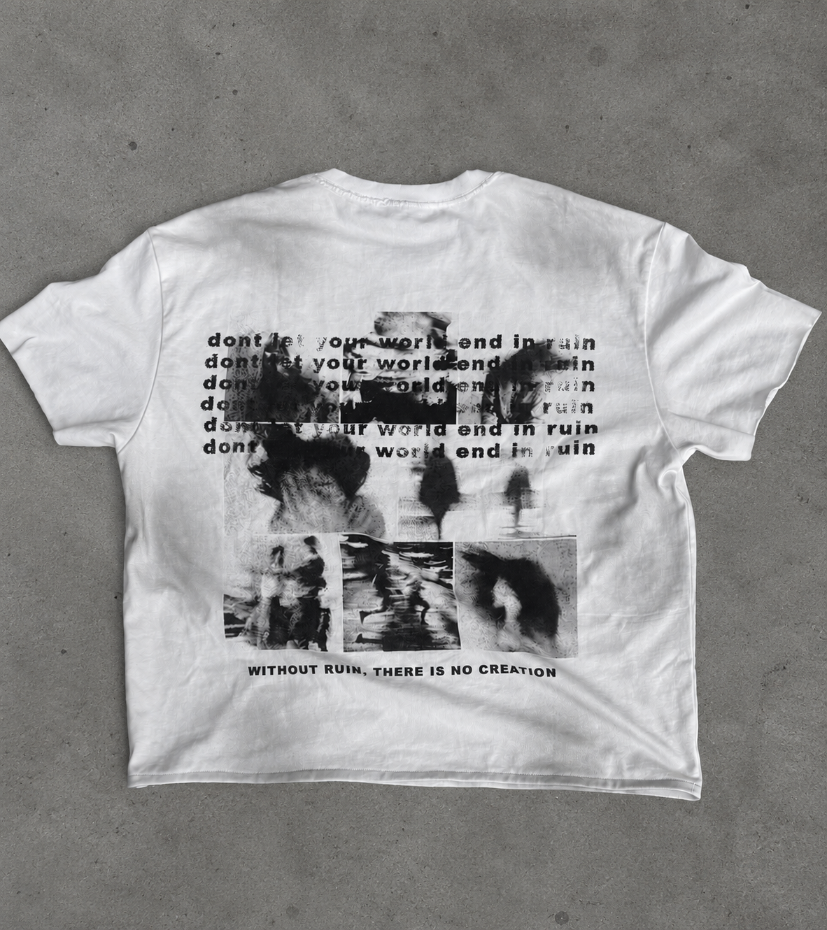 END IN RUIN TEE “WHITE”